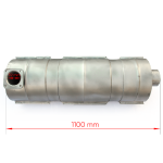 Exhaust silencer with bracket 341600508