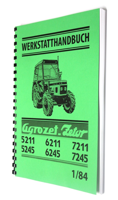 Dielenská príručka pre Zetor 5211-7245 v nemčine| 222.212.210 