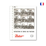 Nvod k obsluze ve francouzskm jazyce pro Zetor 5211-7745 / Instructions deservice des tracteurs