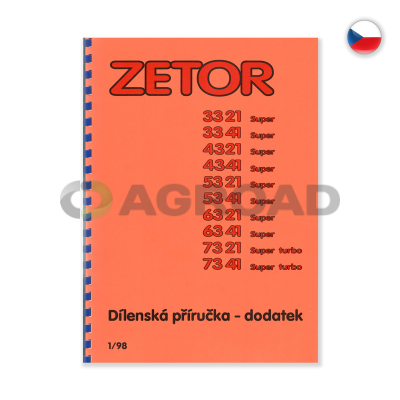 Dlensk pruka pro Zetor 3321-7341 CZ 1/98 - dodatek