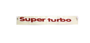 Nápis pravý SUPER TURBO