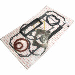 Engine case and head gasket kit with gaskets for 4v