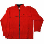 Fleece jacket/vest red size XXL with removable sleeves