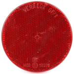 Reflector 80mm red self-adhesive