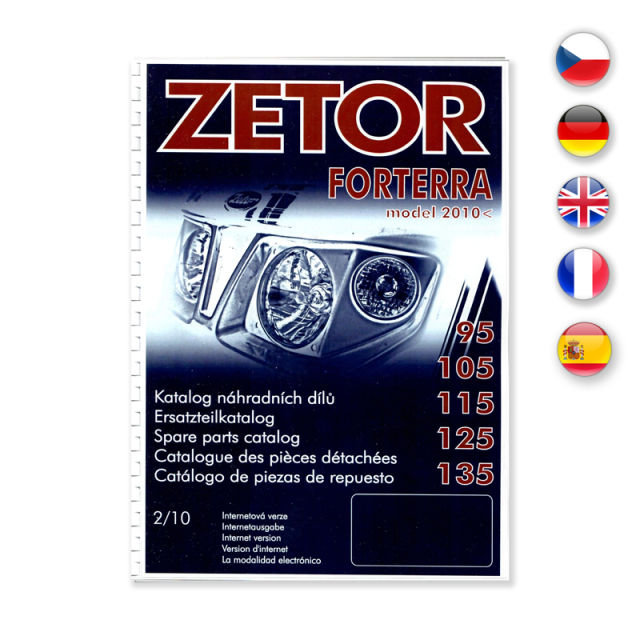 ND katalóg pre Zetor Forterra 95-135 model 2010 a ďalšie 2/10| KA0078 