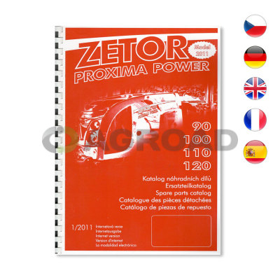 Katalog ND pro Zetor Proxima Power 90-120 (model 2011, 1/2011, erven)