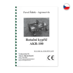 User manual + spare parts catalogue akr152.2, akr100