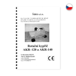 Katalog náhradních dílů AKR120 a 140+použití i na 152