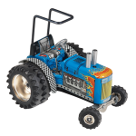 Dragtor - traktor plechov na klekzrueno