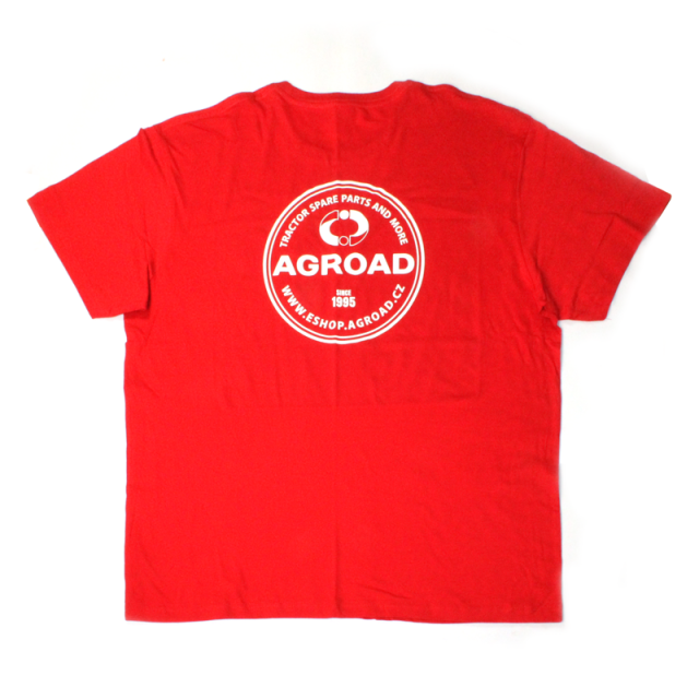 Pánske tričko Agroad - červené (XXL)|
