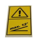 Label warning - slope availability 12
